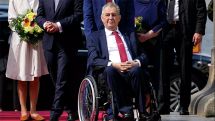 Czech president's condition improves, leaves intensive care unit