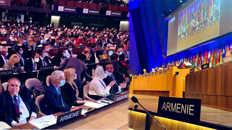 Armenia elected vice chair of the 41st session of the UNESCO General Conference