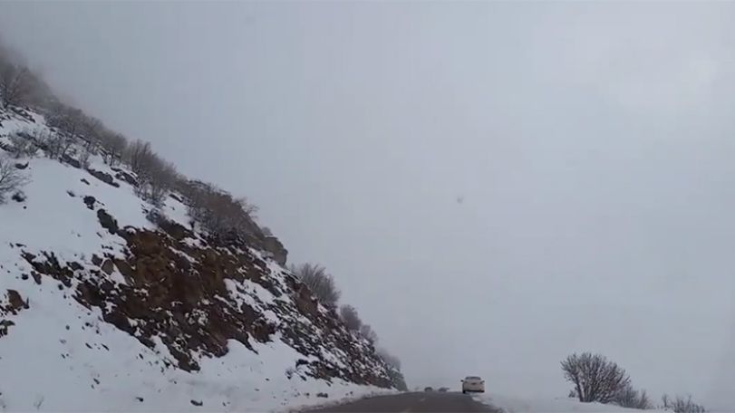 Fog observed in Goris region and Meghri mountain pass