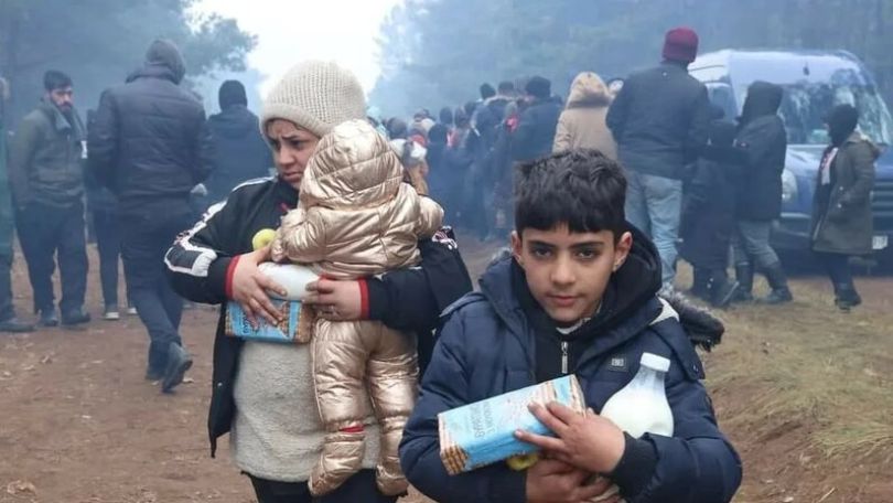 West condemns Belarus at UN over stranded migrants