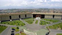 Azerbaijani forces shelled the Armenian positions in the eastern direction of the border