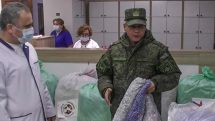 Russian peacekeepers with benefactors hand over 1 ton of humanitarian cargo to Artsakh hospital