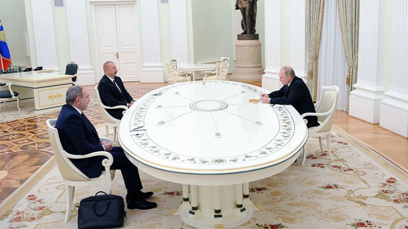 Putin, Pashinyan and Aliyev to hold trilateral talks in Sochi on Nov. 26 – Kremlin