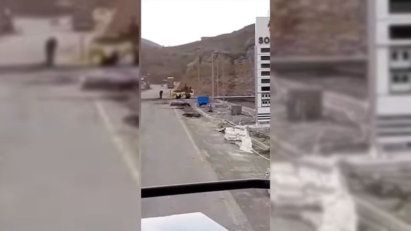 SOCAR sets up petrol station on Goris-Kapan road