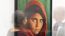 'Afghan girl' from famous National Geographic cover evacuated to Italy