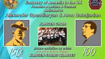 Anniversaries of Alexander Spendiaryan and Arno Babajanyan marked in London