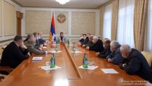 Construction of a memorial complex in the Stepanakert military pantheon discussed in Artsakh