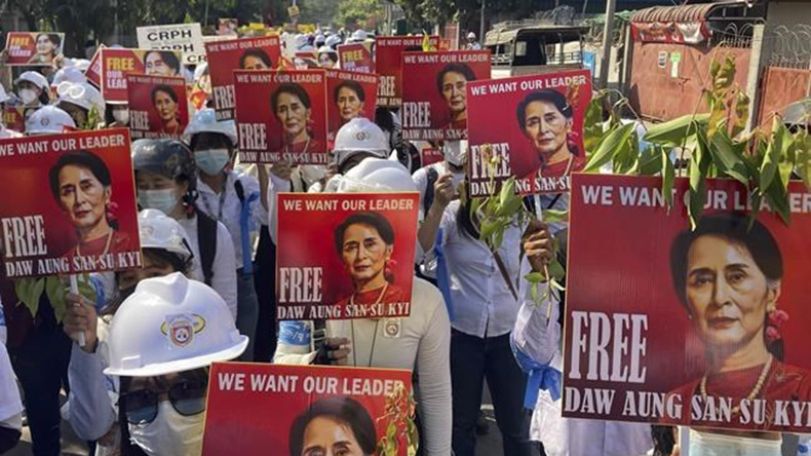 EU condemns jail sentence for Myanmar’s high-ranking officials