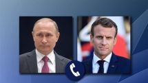 Putin informs Macron about results of trilateral meeting on Karabakh, Kremlin says