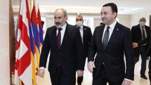 Pashinyan, Garibashvili have private conversation in Tbilisi