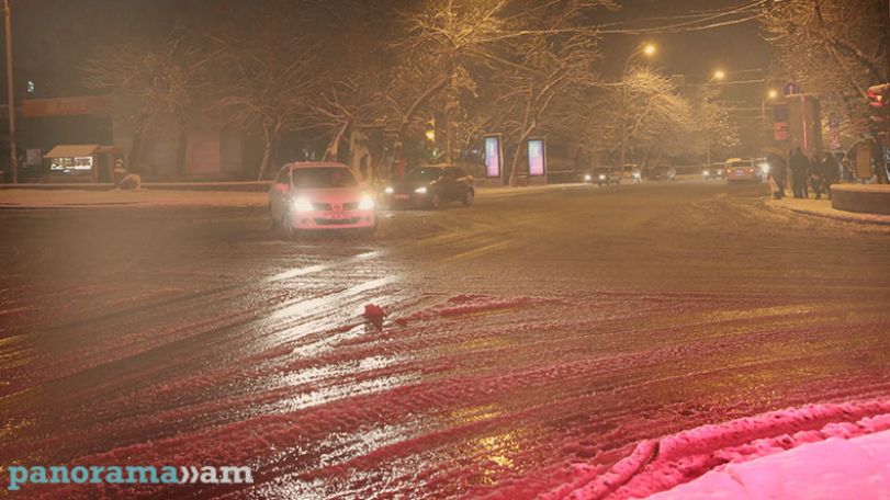 Clear ice, fog observed on some roads in the territory of Armenia