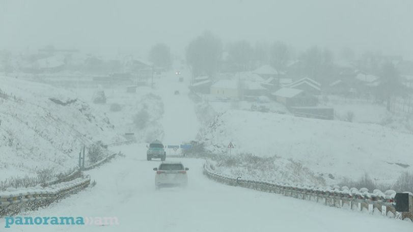 Black ice observed on number of roads in Armenia