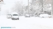 Snowstorm reported on Yerevan-Gyumri highway