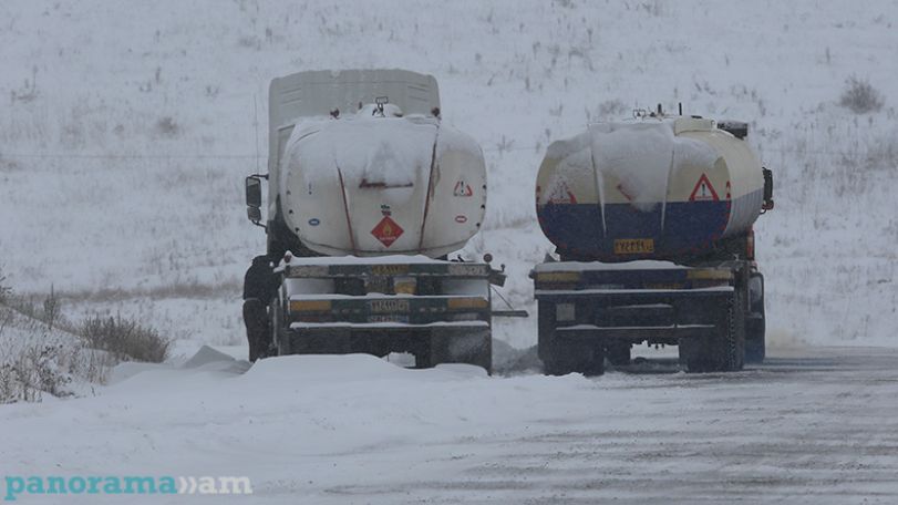Black ice observed on some roads in Armenia