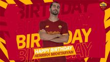 Roma congratulates Mkhitaryan on birthday anniversary