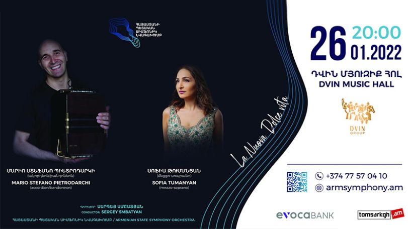 Stefano Pietrodarchi sends a video message to Armenian audience ahead of the Yerevan concert