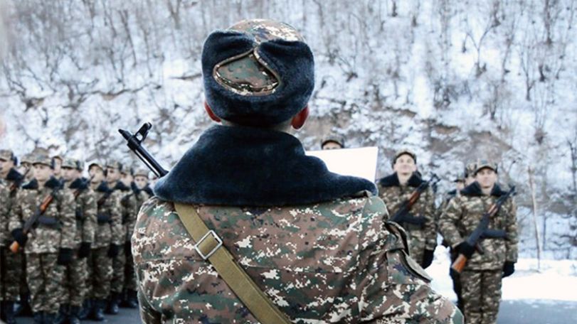 Oath-taking ceremony of recruits held at one of military units