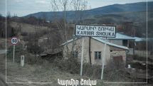 Artsakh villagers briefly blocked the way for Azerbaijani convoy