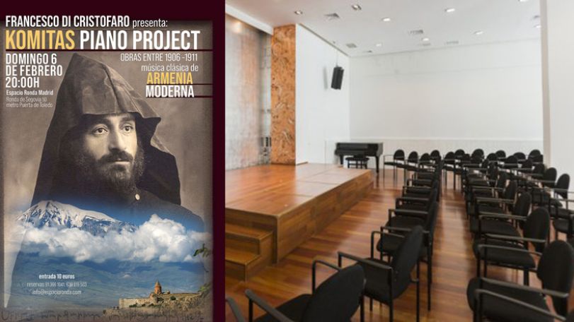 Italian pianist Francesco Di Cristofaro to perform Komitas in Madrid
