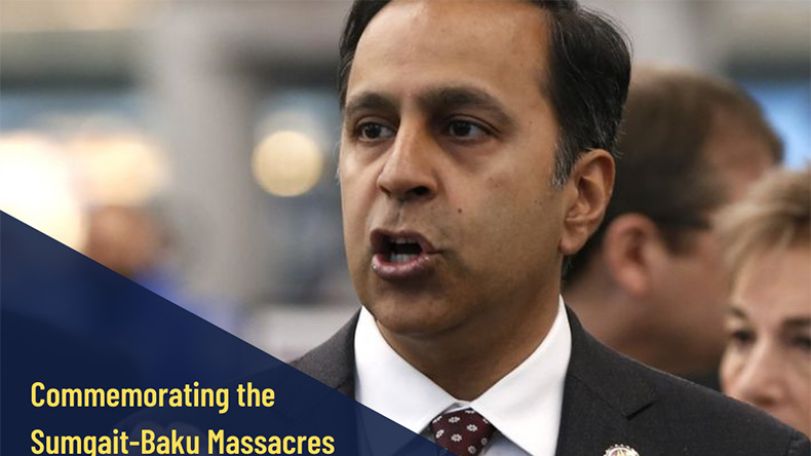 Rep. Krishnamoorthi condemns Azerbaijan's ongoing aggression against Armenia, demands release of POWs