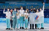 Благодаря победе фигуристов сборная России возглавила медальный зачет Олимпийских игр в Пекине