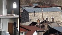 Azerbaijani soldiers vandalize Armenian church in Artsakh village