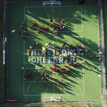 English school attempts largest plastic bottle sentence Guinness World Record