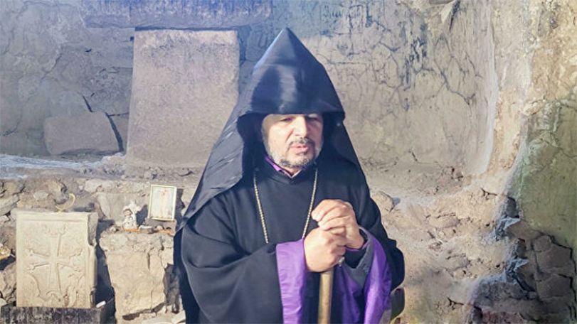 Bishop Vrtanes Abrahamyan denounces Azerbaijan's threats against Artsakh president