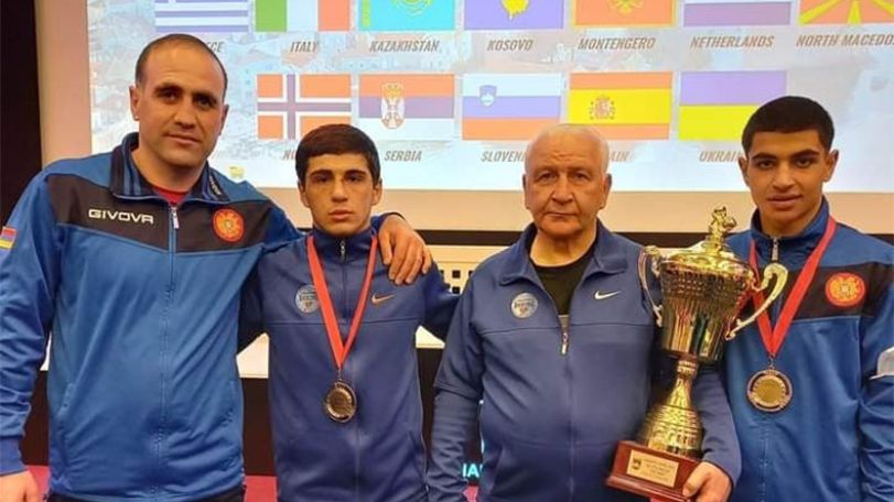 Armenian boxing team finishes third at youth tournament in Montenegro