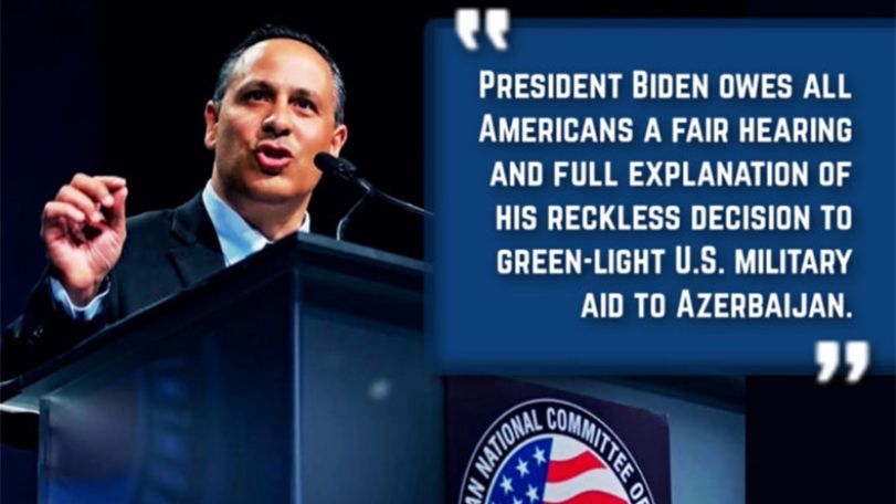 ANCA requests meeting with Biden regarding enforcement of Section 907