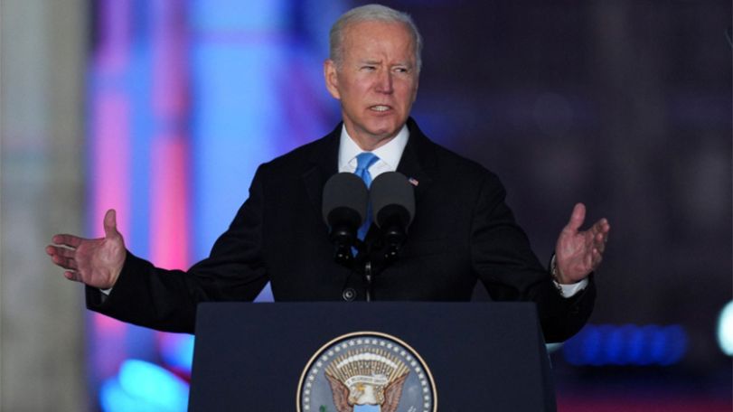 Biden says he wasn't calling for regime change in Russia