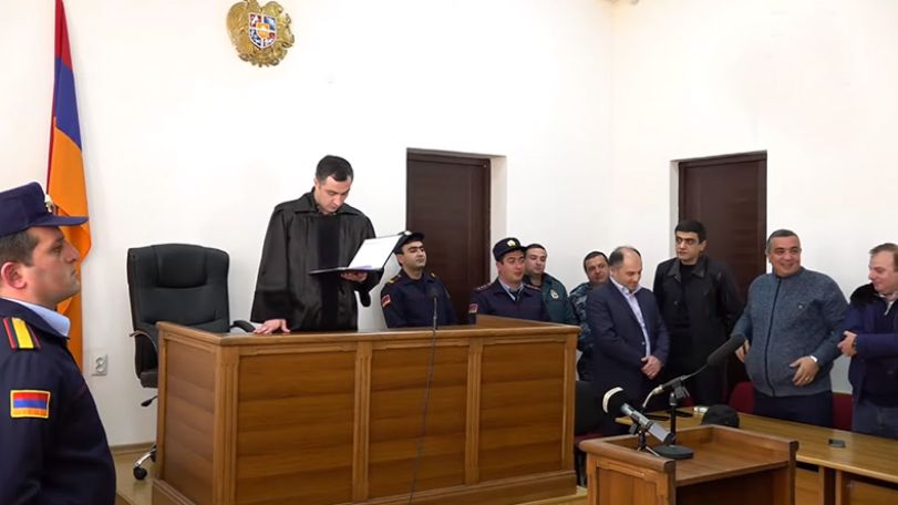 Goris Mayor Arush Arushanyan set free