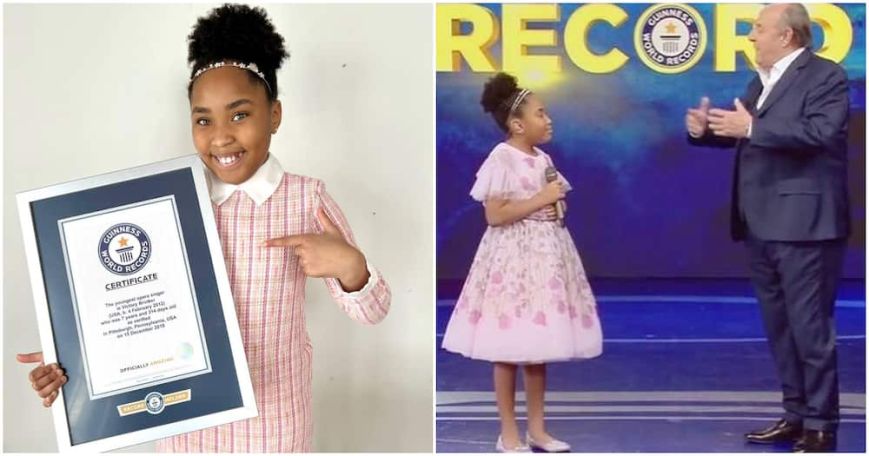 Victory Brinker named world's youngest opera singer at age 7