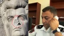 Задержан осквернивший бюст героя Арцаха Леонида Азгалдяна