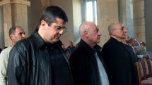 Current, former Artsakh leaders attend Easter service in Amaras