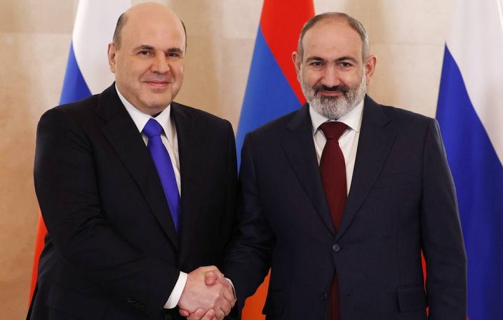 Мишустин: Россия заинтересована в новых проектах с Арменией