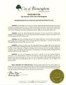 City of Birmingham, Michigan, proclaims April 24 as Armenian Genocide Remembrance Day