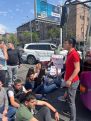 Police detain young ARF activists protesting in Yerevan