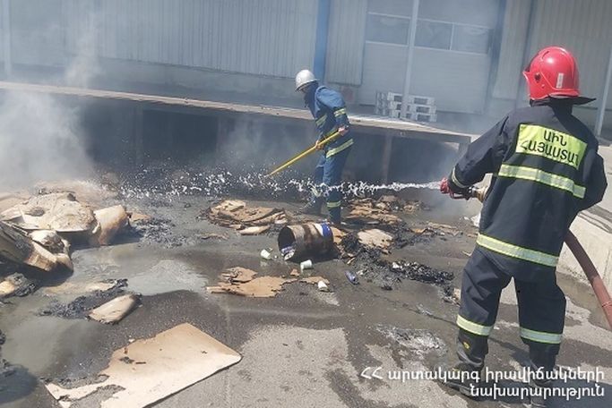 «Ջերմուկ Գրուպ»-ի տարածքում հրդեհ է բռնկվել