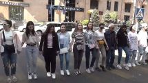 Young opposition activists continue awareness campaign in Yerevan