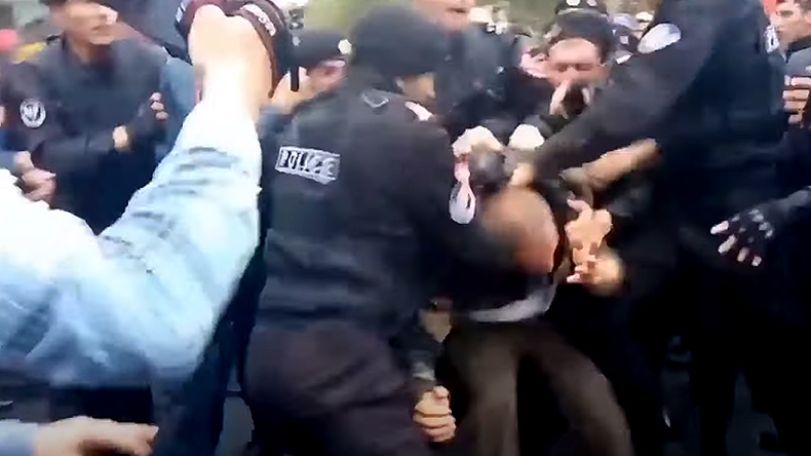 Prosecutor’s Office probing police violence against opposition protester in Yerevan