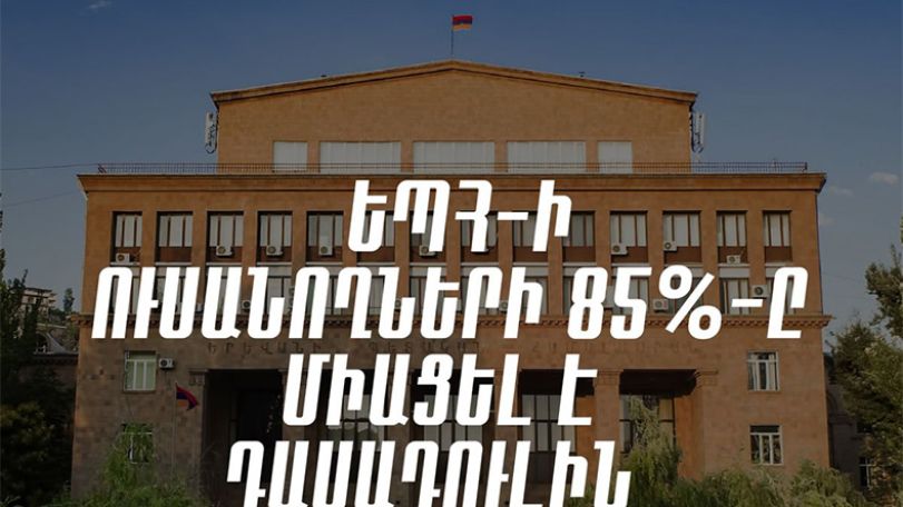 Сегодня только 15% студентов ЕГУ присутствовали на занятиях – альянс «Армения»