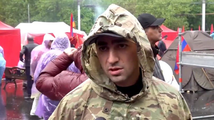 Armenian authorities 'terrified' by protest campaign, says Kocharyan's son