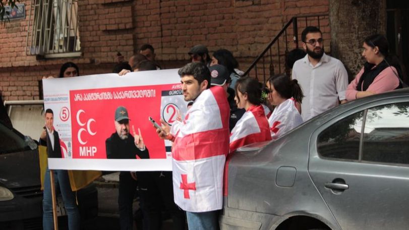 Грузинские армяне провели акцию против пропаганды фашистской группировки «Серые волки»
