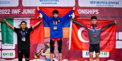 Armenian weightlifter Garnik Cholakyan crowned world champion