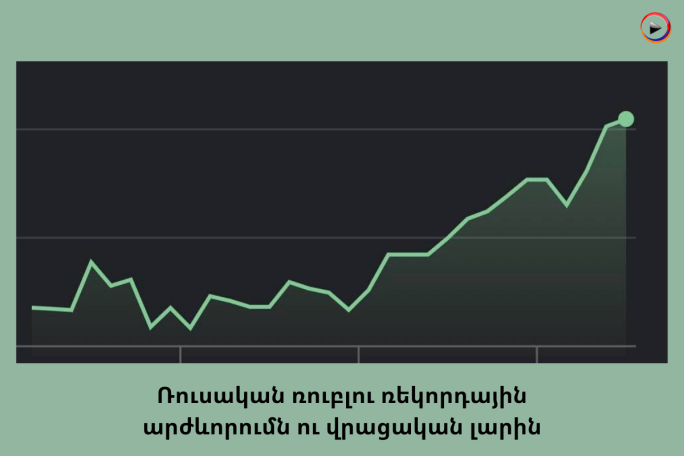 Ինչպես է ազդում ռուսական ռուբլու ռեկորդային արժևորման «քաղաքականությունը վրացական լարիի վրա