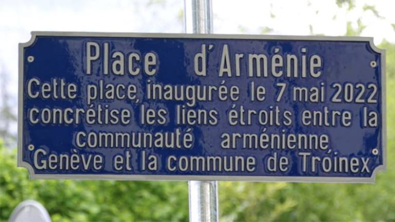 Armenia Square inaugurated in Geneva