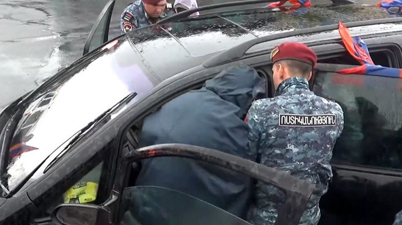 Police detain over 30 opposition protesters in Yerevan