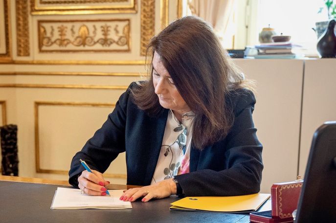 Swedish FM signs NATO application