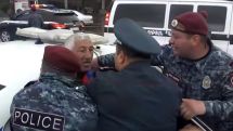 Elderly ARF member charged with 'assaulting' police officer at Yerevan protests